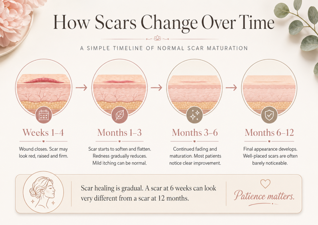 How Scars Change Over Time