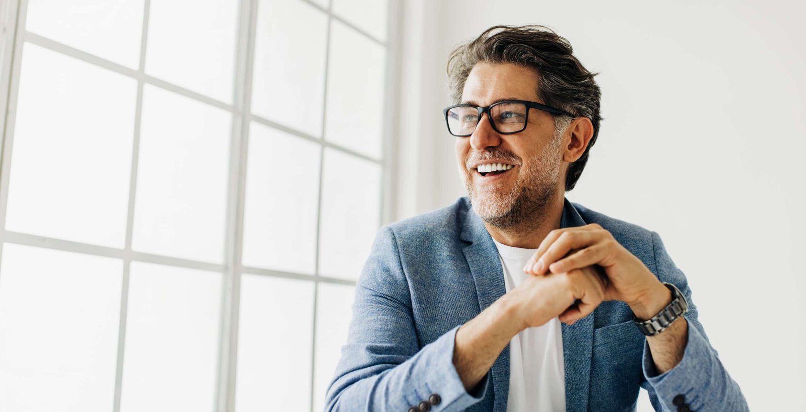 Man happy after penis enlargement surgery